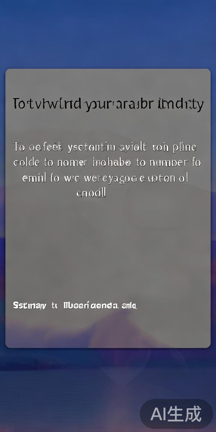 天博体育首页下载指南:快速注册和登录全方位攻略 验证身份:系统会向您的手机号或邮箱发送验证码,确保